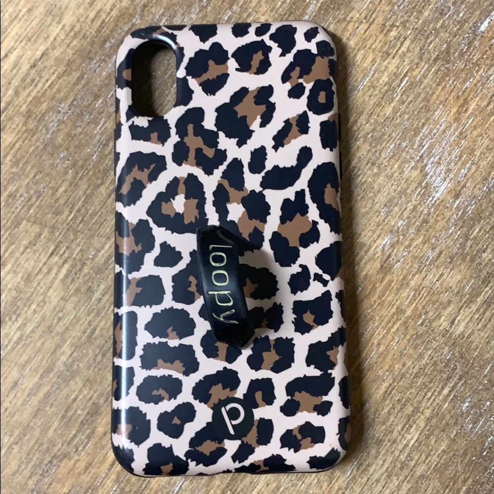 Loopy Cheetah Print iPhone X Case